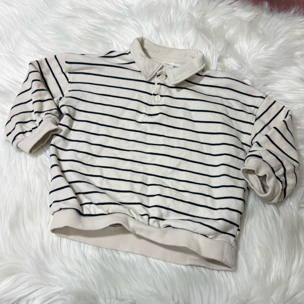 H&M Baby Striped Sweatshirt Pullover - Size 18 Months